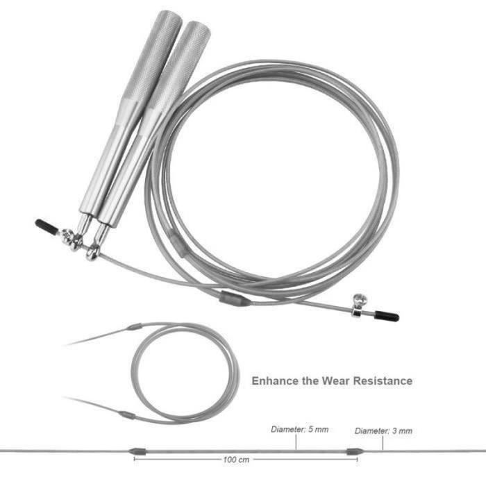 Activité-Corde à Sauter Réglable Jump Speed Rope pour AdultesEnfants Activité-Corde à Sauter Réglable Jump Speed Rope pour AdultesEnfants