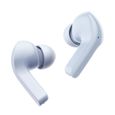 AMORUS Écouteurs intra-auriculaires sans fil Bluetooth 5.2 avec étui de chargement translucide - Glace bleue-2