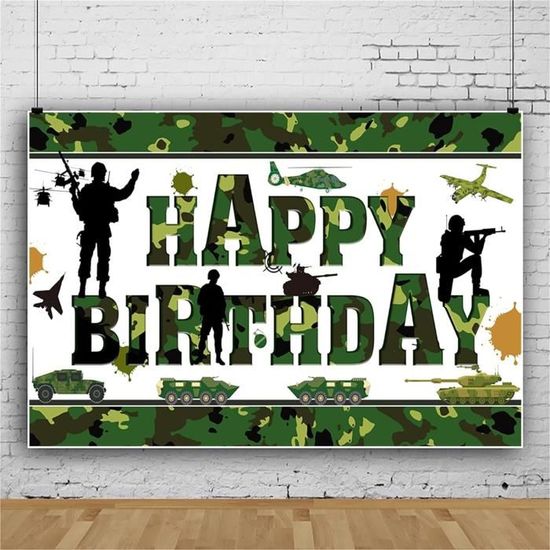Toile Fond Jungle 2.5x1.8m - Thème Safari - Anniversaire Enfant - Décoration Fête