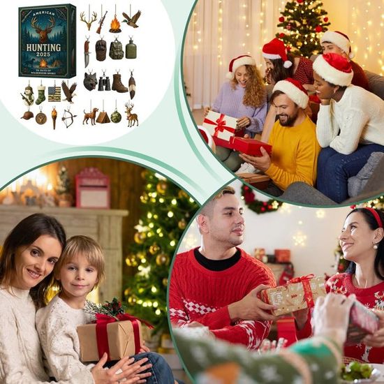 Calendrier De L'Avent Highland Cow 2025, Compte à Rebours De Noël De 24