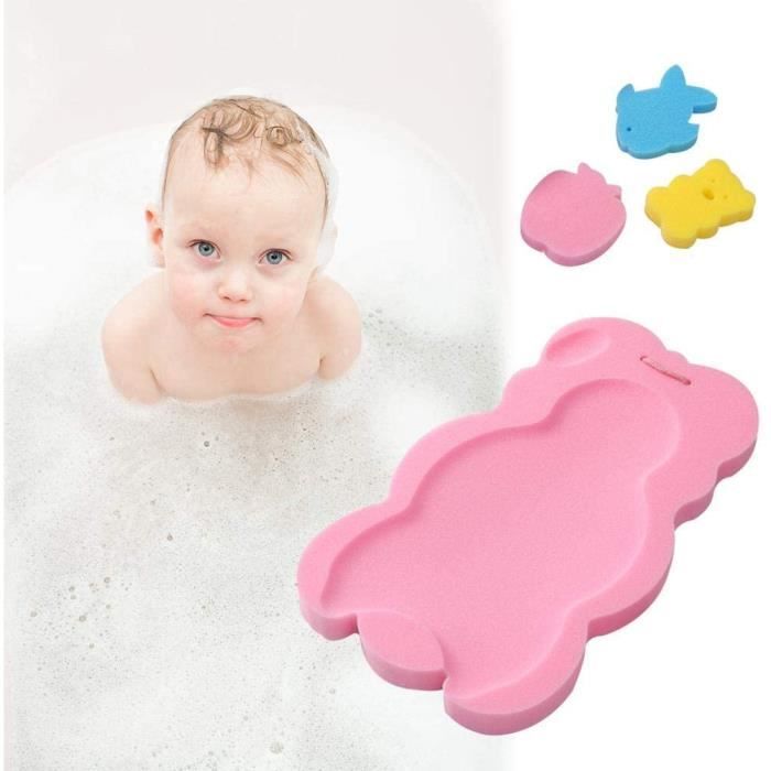 Baby Bath Non Slip Sponge Mat Doux Infant Bath Eponge Coussin Anti bacterien Baby Tapis De Bain Rose Cdiscount Puericulture Eveil bebe