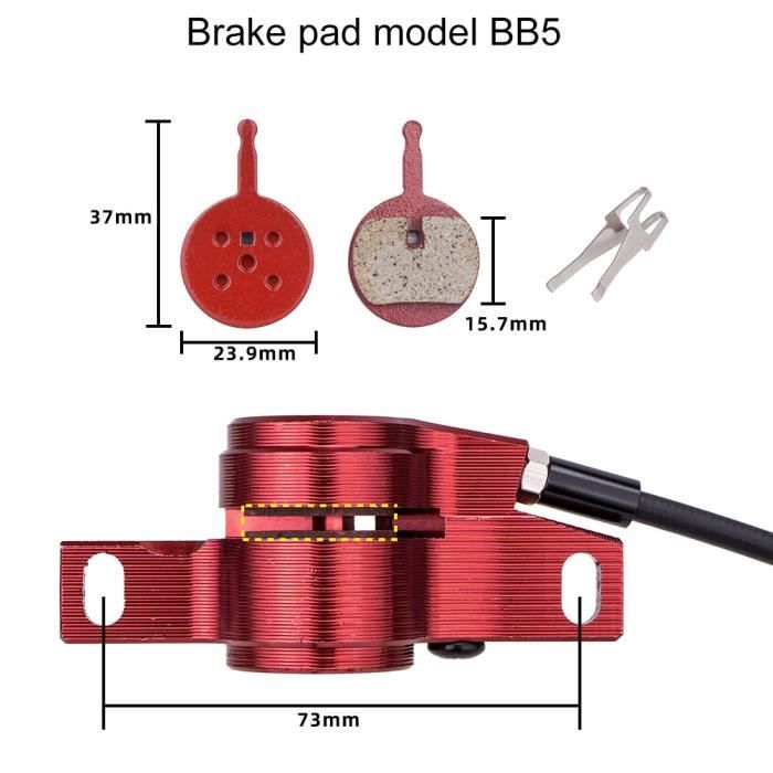 Outil De Presse à Piston Pour Frein SRAM TAKEWELL – Rouge, En Alu, Pour Remettre Les Pistons En Place