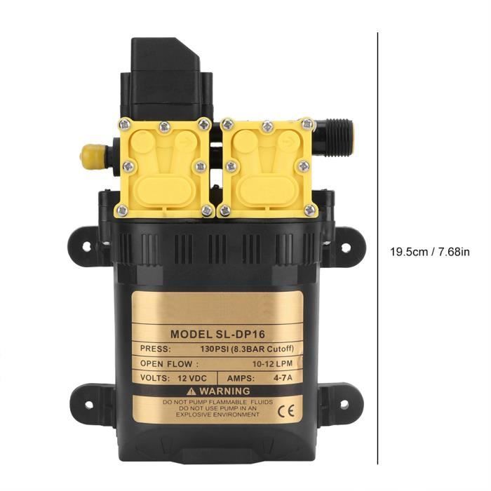 36W Double Tube Droit Agricole électrique Diaphragme Pompe à Eau Accessoire DC12V 36W Double Droit (DC24V 36W Double Tube Droit Agricole électrique Diaphragme Pompe à Eau Accessoire DC12V 36W Double Droit (DC24V