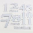 3D DIY Horloge Murale Design Pendule Murale Adhésif Sticker Miroir Mural Pour Décoration de Maison HB017-3