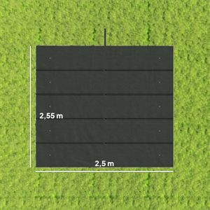 Toile De Remplacement Hespéride Palmeira – Ardoise – 388 X 288 Cm – Grammage 200 G/m²