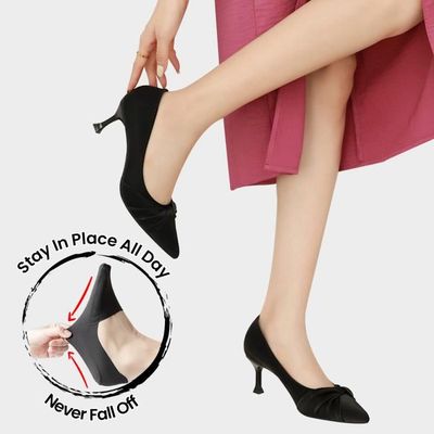 Chaussettes Invisibles Femme 6 Paires - Noir Et Chair Pour Talons, Ballerines (Taille 39-42)