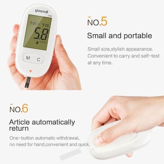 Eiffel Glucometre Portable Yuwell Avec Test Strips Needle Cdiscount Eiffel Glucometre Portable Yuwell Avec Test Strips Needle Cdiscount