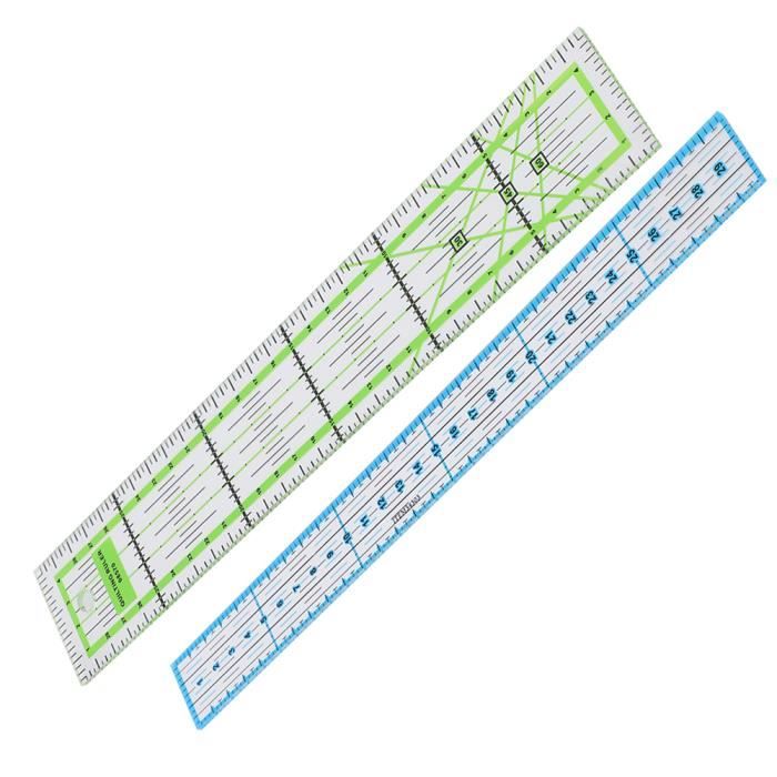 4 Pcs/Ensemble Règle De Couture Acrylique Fait Main Modèles De Couette Pochoir Règle Triangles Hexago Patchwork Règles Outils De Couture DIY