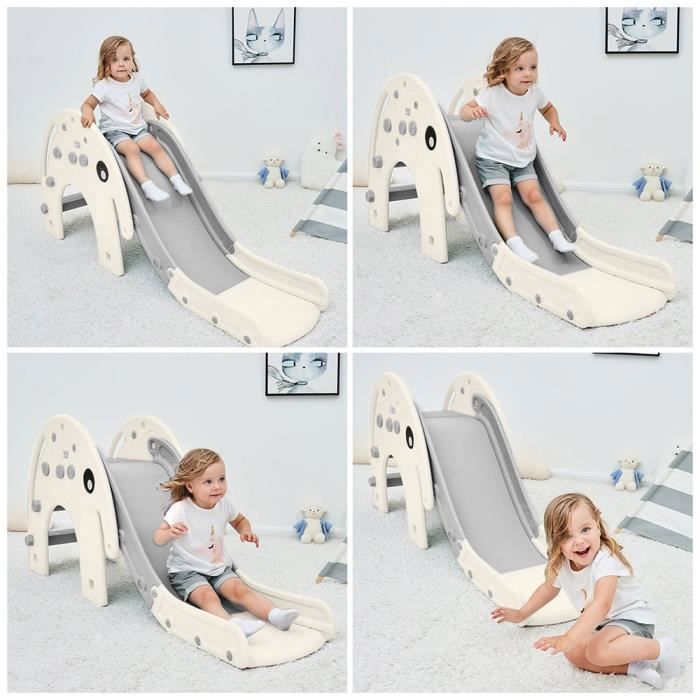 Toboggan pour enfants Baby Vivo Éléphant 163x42x75cm