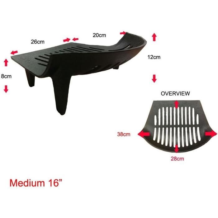 Fire Vida Set Accessoires Cheminée 4 Pièces – Chevalier Soldat En Fonte Noire – Poker, Pelle, Brosse & Support – Style Médiéval Élégant 79 Cm
