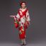 Femmes Print Kimono Robe Robe Traditionnelle Japonaise Photographie Cosplay Costume Rouge Rouge Cdiscount Pret A Porter