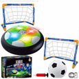 Jouet Enfant Ballon de Football avec LED Lumière - Auney Air Power Football - 2 Portes Hover Soccer Ball-0