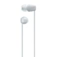 Écouteurs Bluetooth sans fil SONY WI-C100 - Autonomie jusqu'à 25 h -  Blanc-0
