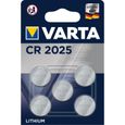 VARTA Pack de 5 piles électroniques Lithium CR2025-0