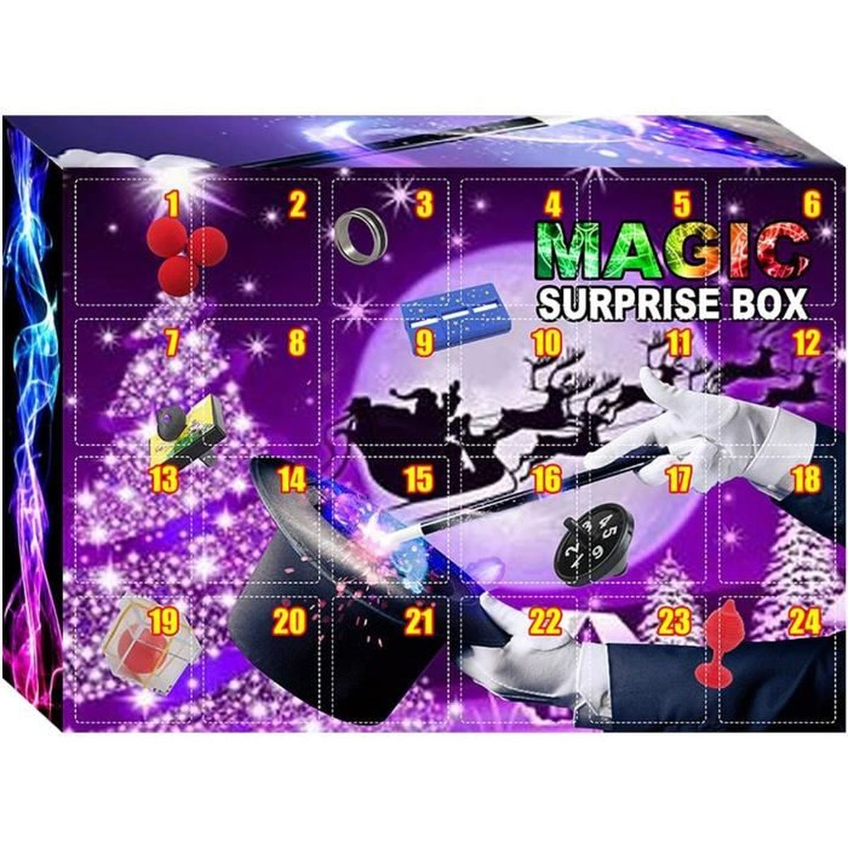 Calendrier De L Avent 2023 Magie Cadeaux Magiques De Jouets Pour Garçons Et Filles Calendrier De L'avent  2021 Pour Enfants, Ensemble Magique De Noël, Boîte Aveugle, - Cdiscount  Beaux-Arts Et Loisirs Créatifs