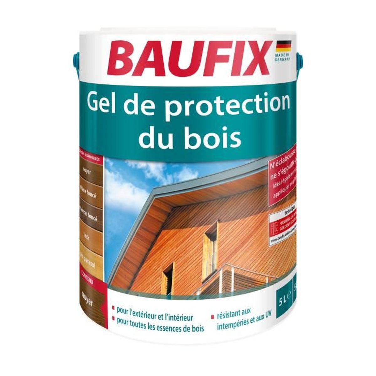 Baufix Gel de protection du bois gris anthracite - Achat / Vente peinture -  vernis Baufix Gel de protection du bois gris anthracite - Cdiscount