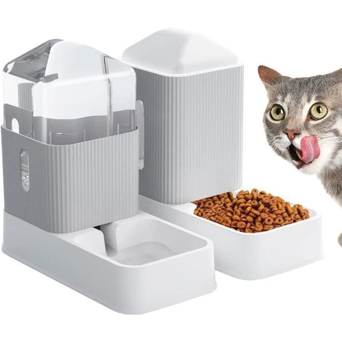 Mangeoire Automatique pour Chat et Chien et Distributeur d