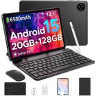 DOOGEE Tab A9 Pro Android 15 Tablette avec Clavier 10" 20Go+128Go Quad Core Tablette Tactile WiFi 5G Double Haut-parleurs - Noir