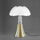 PIPISTRELLO-Lampe ampoules LED pied télescopique H66-86cm Laiton Martinelli Luce - designé par Gae Aulenti H ajustable : 66 à 86cm