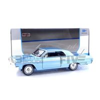 Voiture Miniature de Collection - MAISTO 1/24 - CHEVROLET Impala - 1964 - Blue - 32908BL