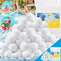 Balles Filtrantes - Pool Filter Balls - 800g Boules de Filtre de Piscine - Média Filtre à Fibres