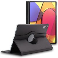 ebestStar ® pour Lenovo Tab P11 Pro - Housse Tablette Pochette Etui PU Cuir Support Rotatif 360 , Noir