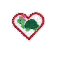 Plaque coeur HAMA pour perles moyennes - Support de création pour enfants - Multicolore