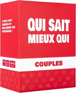 JEU SOCIÉTÉ - PLATEAU Blanches - Jeu de Société pour Couple - Qui Connaî