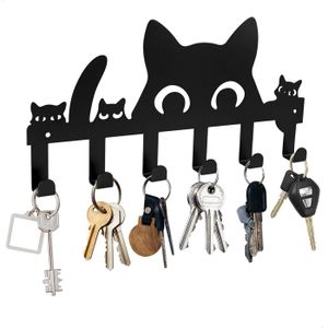 Plaque Murale En Métal Déco Chats – Porte-torchons, Serviettes Et Clés