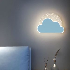 APPLIQUE  Applique murale LED en Acrylique en forme de nuage, Luminaire Décoratif d'Nik, Idéal pour une Chambre d'Enfant ou un Salon