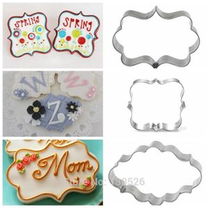 3pcs Set Cadre En Acier Inoxydable Benediction De Mariage Plaque