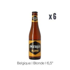 BIERE Petrus Blonde - Bière - 6x33cl - 6,5%