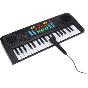 PIANO Piano à clavier électronique, piano de musique multifonctionnel portable à 37 touches avec microphone jouet, 8 sons, 8 [166]