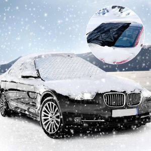 KOROSTRO Cache Pare-Brise pour Pare-Brise et Pare-Brise magn/étique et Pare-Brise Amovible pour lhiver et l/ét/é 183 x 116 cm