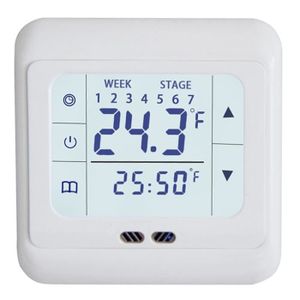 PLANCHER CHAUFFANT Thermostat numérique à écran tactile, 1 pièce, cha