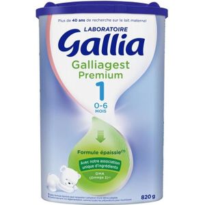 LAIT 1ER ÂGE Gallia Galliagest Premium Lait 1er Age 820g