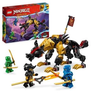 ASSEMBLAGE CONSTRUCTION LEGO NINJAGO 71790 Le Chien de Combat Dragon Imperium, Jouet de Ninja avec Figurines de Monstre
