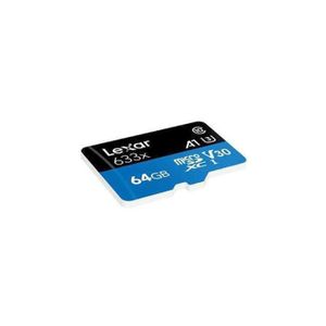 COQUE - BUMPER Lexar MicroSDXC - Carte mémoire 64 Go Classe 10 UH