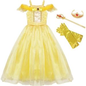 DÉGUISEMENT - PANOPLIE Filles d'été Belle Froufrous Robe Deguisement La belle et la Bête Princesse Costume fête Cosplay Fantaisie Vêtements