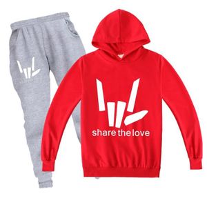 Qimaoo Enfants Bébé Garçons Tenues de Mode Survêtement Ensemble Sweat à Capuche à Manches Longues Pantalon pour 1-10 Ans