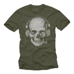 T-shirt tête de mort Homme en 100% coton BECK
