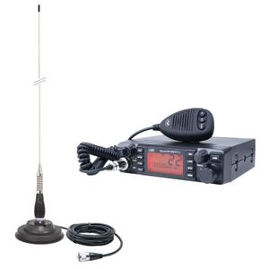 radio cb pni escort hp 8024 asq 12 24 antenne cb pni s9 avec sirio dv mag 142s aimant cdiscount auto