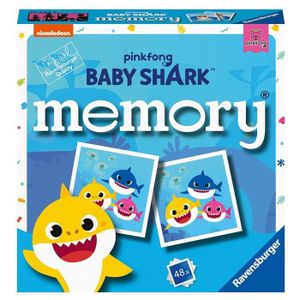 MÉMORY Jeu de placement - Ravensburger - Baby Shark - 48 