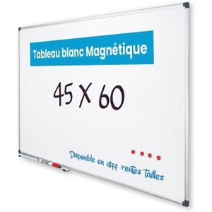Tableau blanc magnetique 45 x 60 - Cdiscount