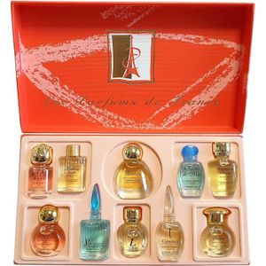 COFFRET CADEAU PARFUM Charrier Parfums Les Parfums de France Luxe Coffret de 10 Eau de Parfums Miniatures, Rouge, 52,7 ml2