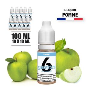 LIQUIDE E-liquide 100ML saveur POMME avec 12MG de nicotine
