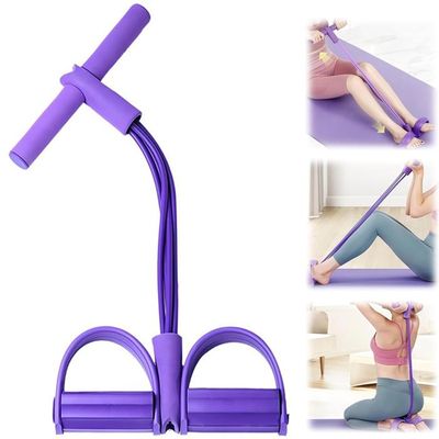 Lot De 21 Bandes De Résistance Fitness – 4 Tubes Et Poignées, Pour Abdos, Bras, Jambes Et étirements