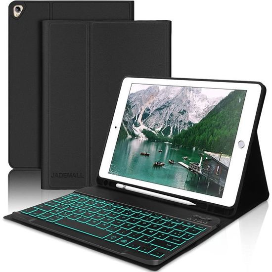 Coque Avec Clavier Pour IPad 10/iPad Air 10.9/iPad Pro 11 2018 – Noir