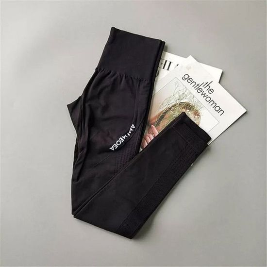 Leggings Anti Cellulite Femme, 3D Legging Compression, Minceur Taille Haute sans Couture, Pantalon de Sport Yoga Fitness Sculptant (FR/ES, Alpha/Lettres, S, Taille Normale, Taille Normale, Gris