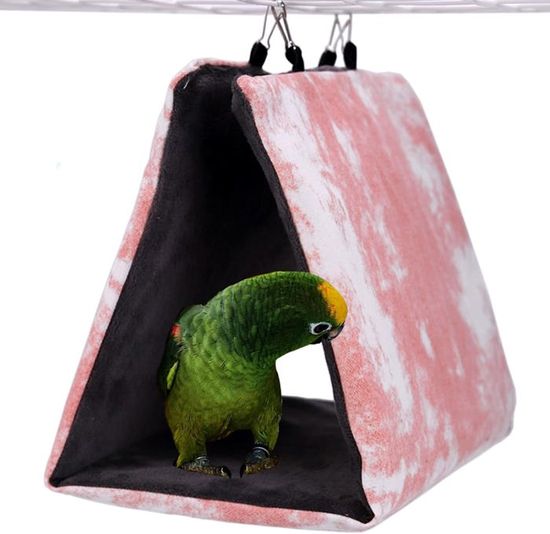 NUOBESTY Nid De Perroquet En Peluche Pour Petits Oiseaux